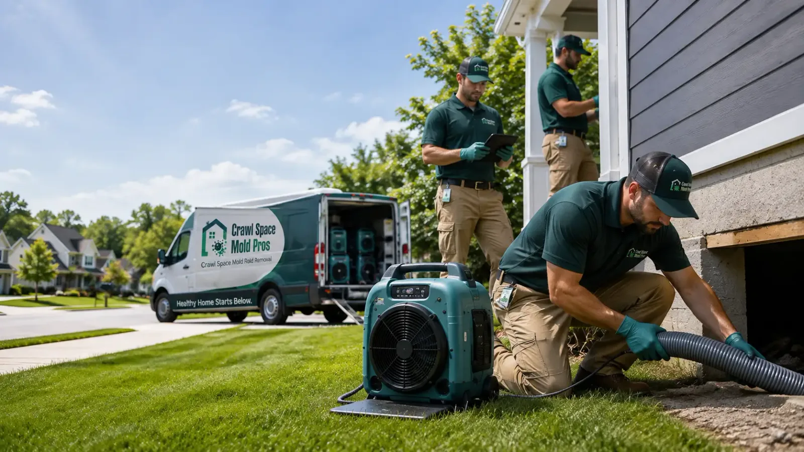 Crawl Space Mold Removal in Reno, PA